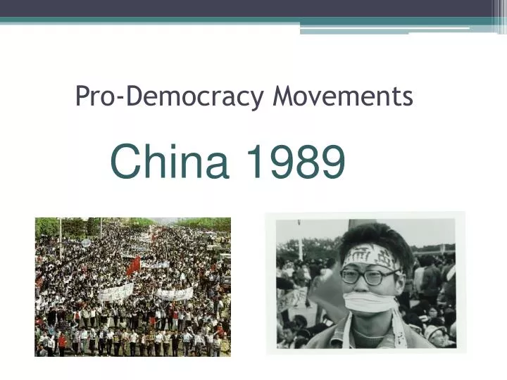 pro democracy movements