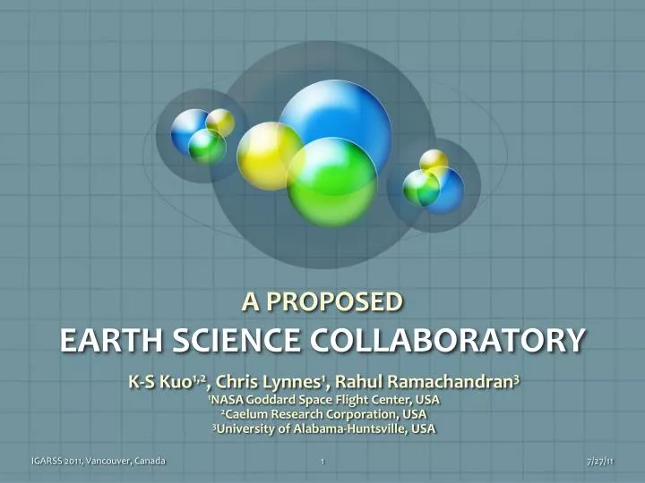 a proposed earth science collaboratory