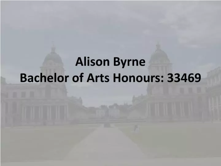 alison byrne bachelor of arts honours 33469