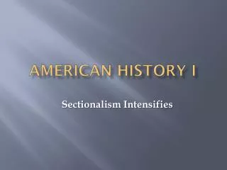AMERICAN History i