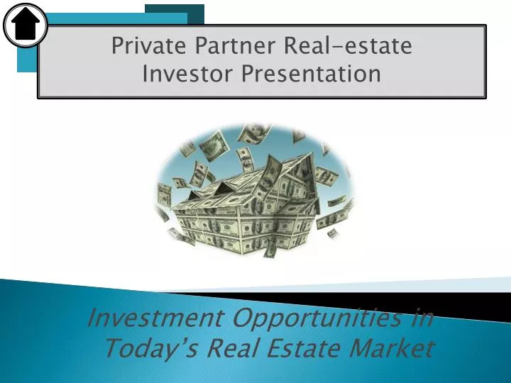 investment opportunities in today s real estate market