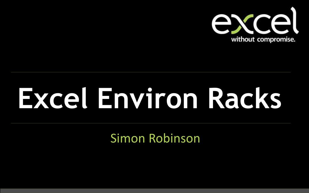 PPT - Excel Environ Racks PowerPoint Presentation, free download - ID ...
