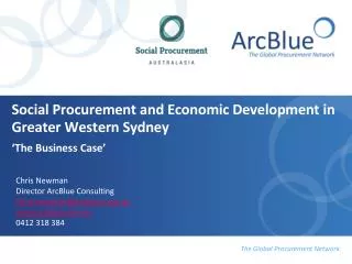 Social Procurement and Economic Development in Greater Western Sydney