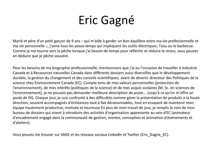 eric gagn