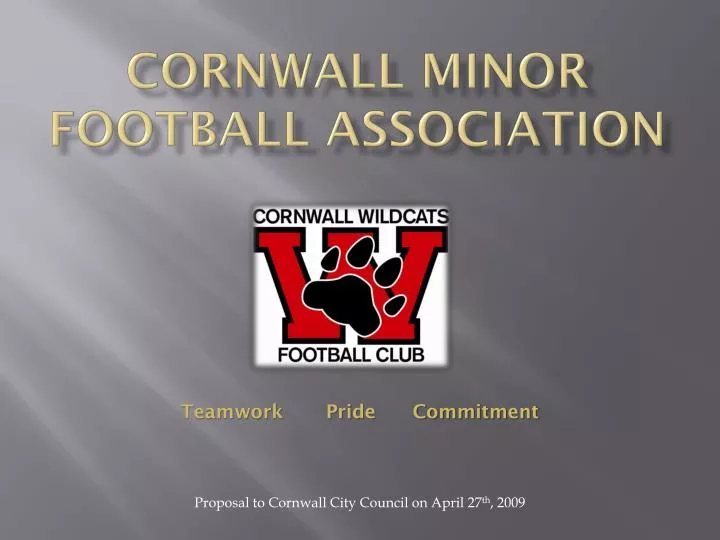 cornwall minor football association