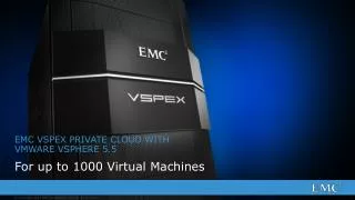EMC VSPEX PRIVATE CLOUD WITH VMWARE VSPHERE 5.5