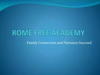 ROME FREE ACADEMY