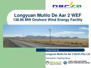 Longyuan Mulilo De Aar 2 WEF 138.96 MW Onshore Wind Energy Facility