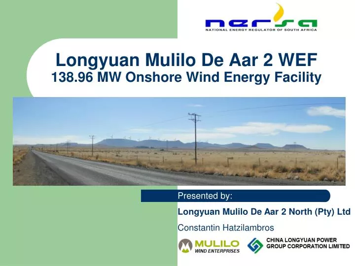 longyuan mulilo de aar 2 wef 138 96 mw onshore wind energy facility