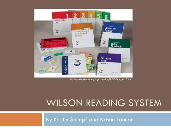 wilson reading system