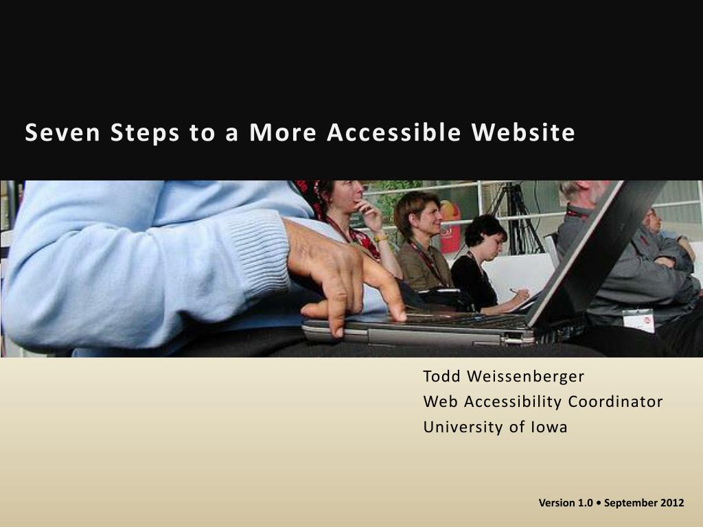PPT - Seven Steps to Enhance Website Accessibility PowerPoint ...