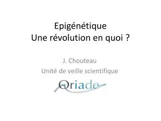 epig n tique une r volution en quoi
