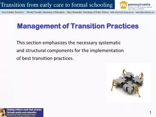 Management of Transition Practices