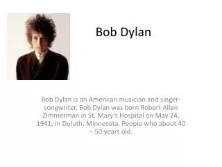 Bob Dylan