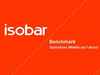 benchmark op rations mobile sur l alcool