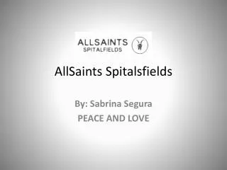 AllSaints Spitalsfields