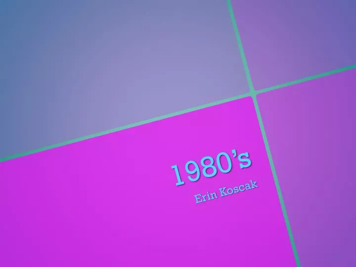 1980 s