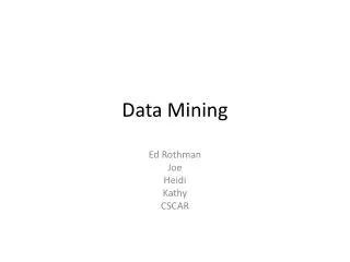 Data Mining