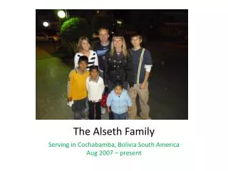 The Alseth Family