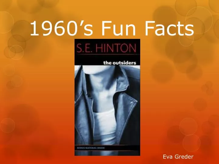 1960 s fun facts