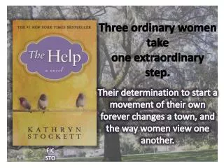 Three ordinary women take one extraordinary step.