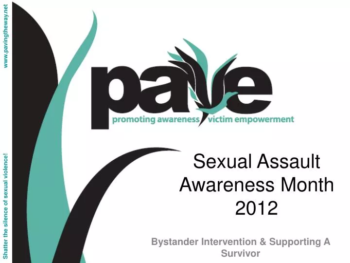 sexual assault awareness month 2012