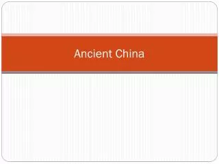ancient china