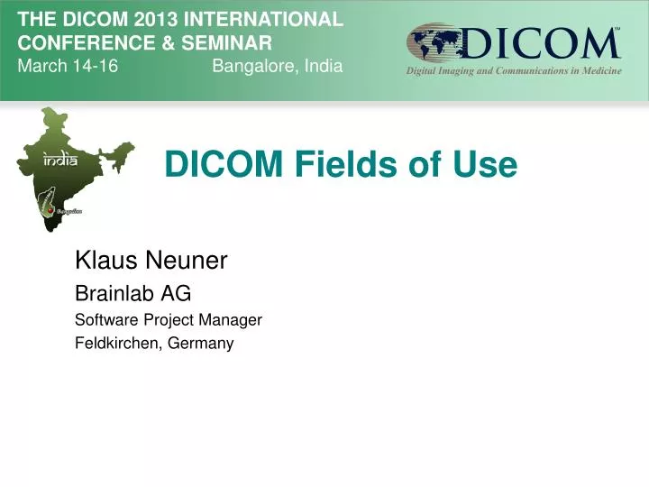 dicom fields of use