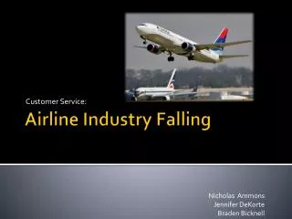 Airline Industry Falling