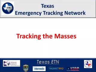 Texas Emergency Tracking Network