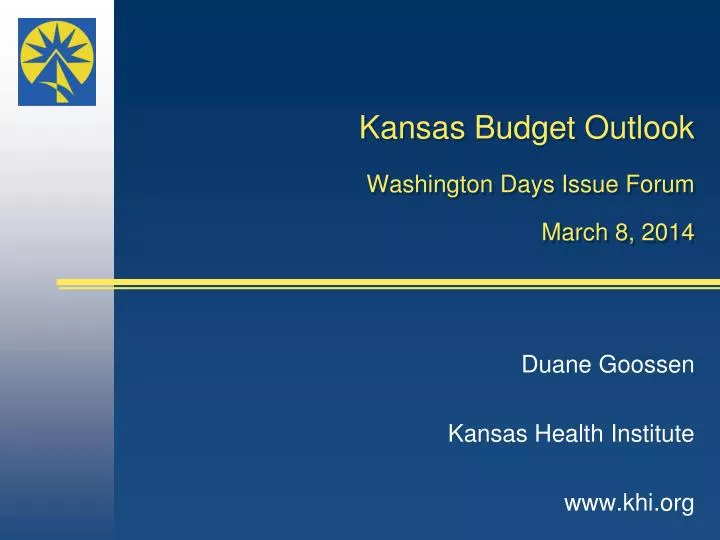 kansas budget outlook washington days issue forum march 8 2014