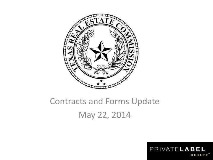contracts and forms update may 22 2014