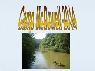Camp McDowell 2014