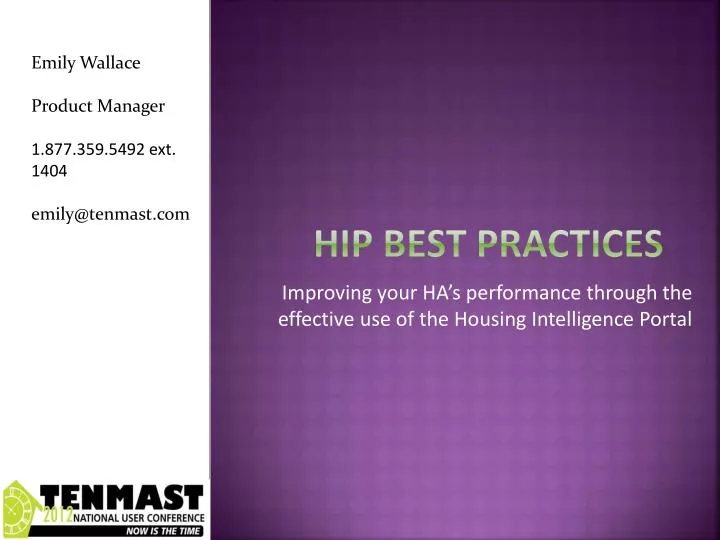 hip best practices
