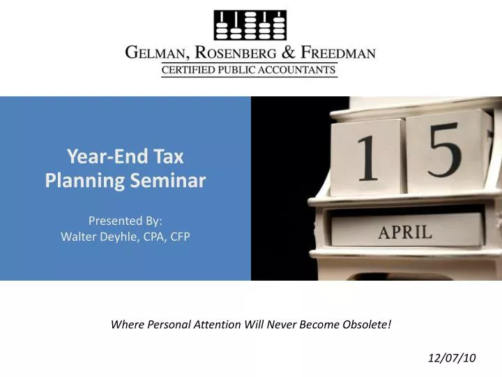 presented by walter deyhle cpa cfp