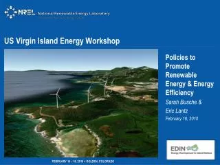 US Virgin Island Energy Workshop