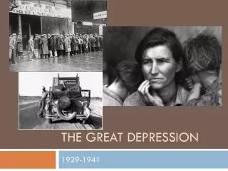 the great depression