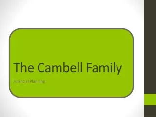 The Cambell Family