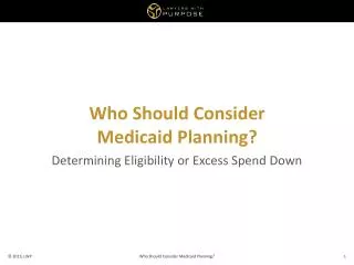 Who Should Consider Medicaid Planning?