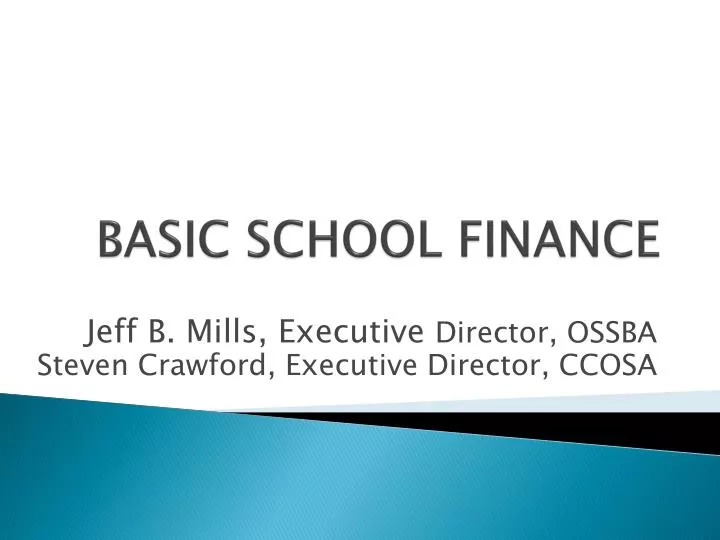 basic school finance