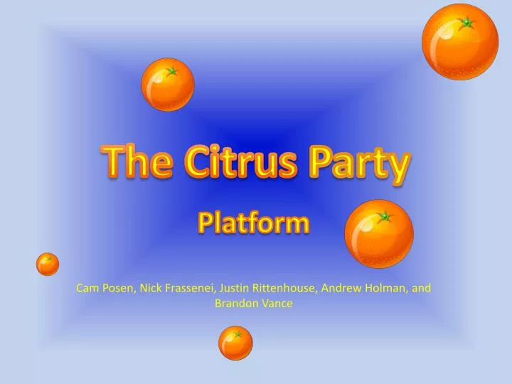 the citrus party