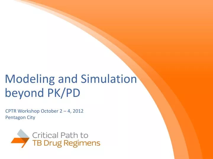 modeling and simulation beyond pk pd