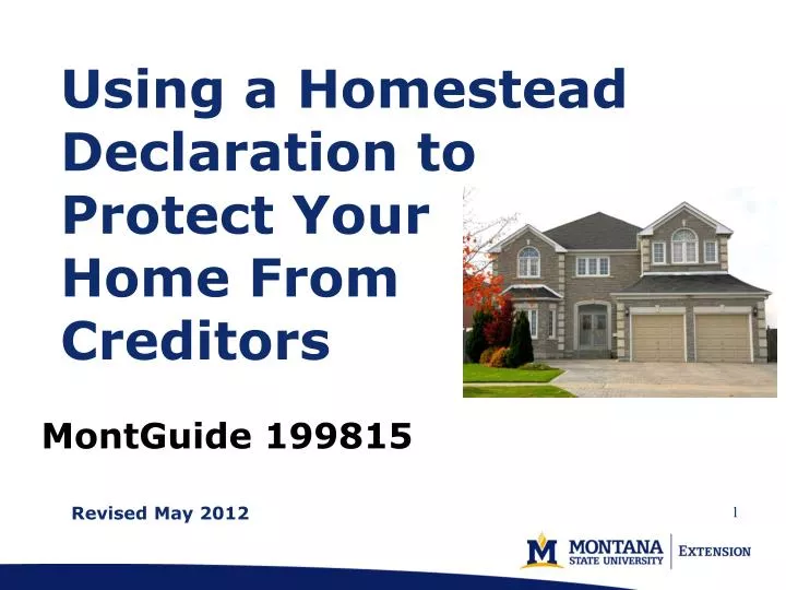 using a homestead declaration to protect your home from creditors