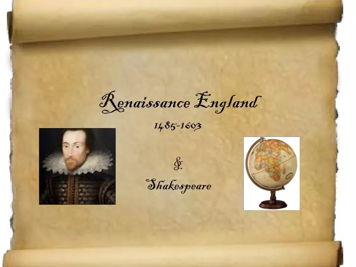renaissance england 1485 1603