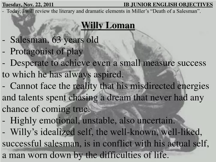 An Analysis of the Character Willy Loman as a Tragic Hero by Aristotle |  Kibin