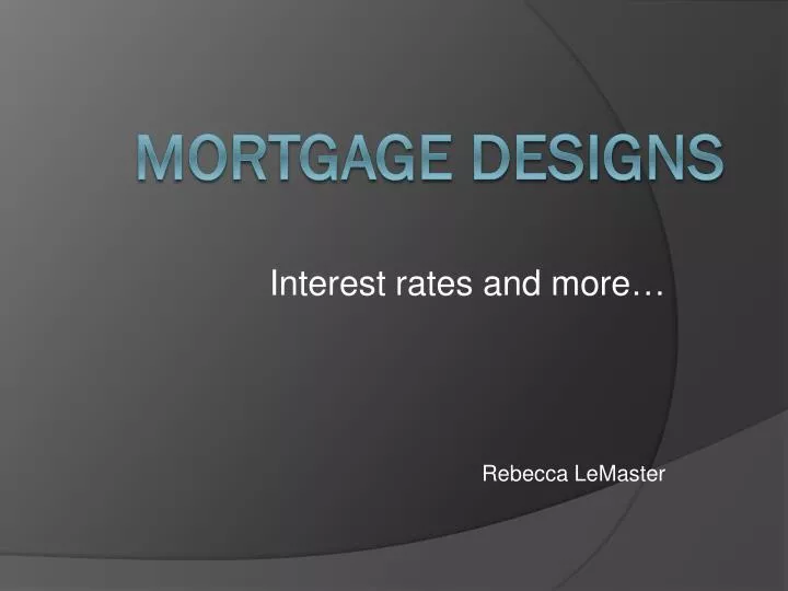 interest rates and more rebecca lemaster