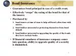 Bond Insurance - slide 1