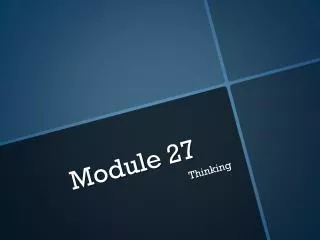 Module 27