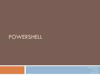 PowerShell