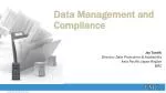 Data Management and Compliance - slide 1